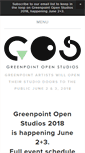 Mobile Screenshot of greenpointopenstudios.com